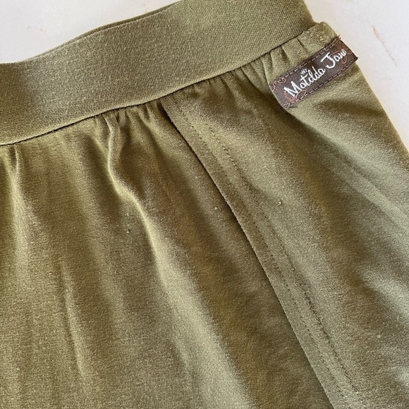 NWOT Matilda Jane Olive Side Slit SPRING THING Pull On Casual Pant / Small - Picture 3 of 11